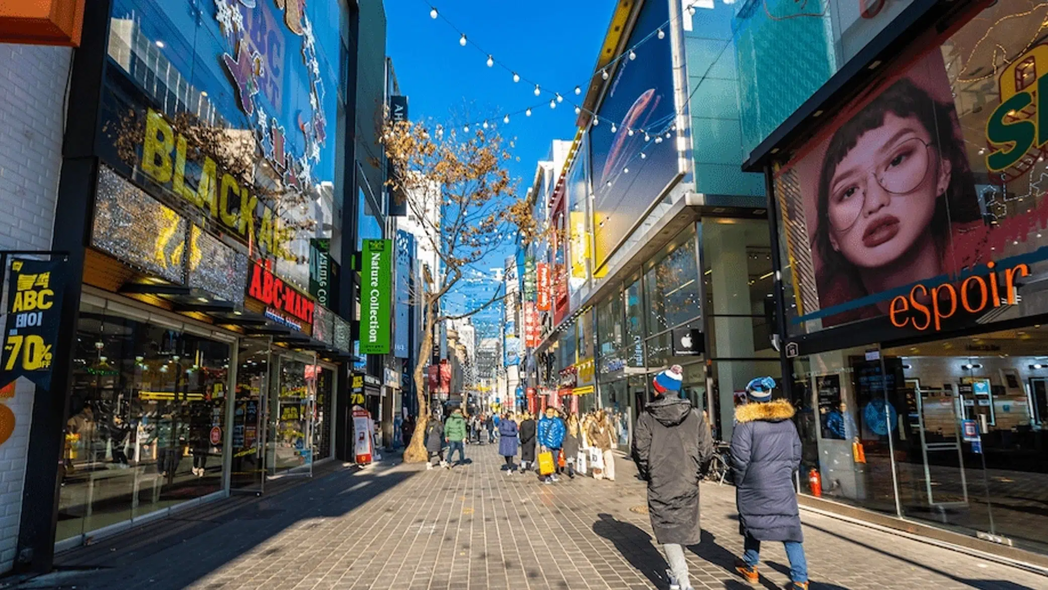 Myeongdong shopping district Seoul